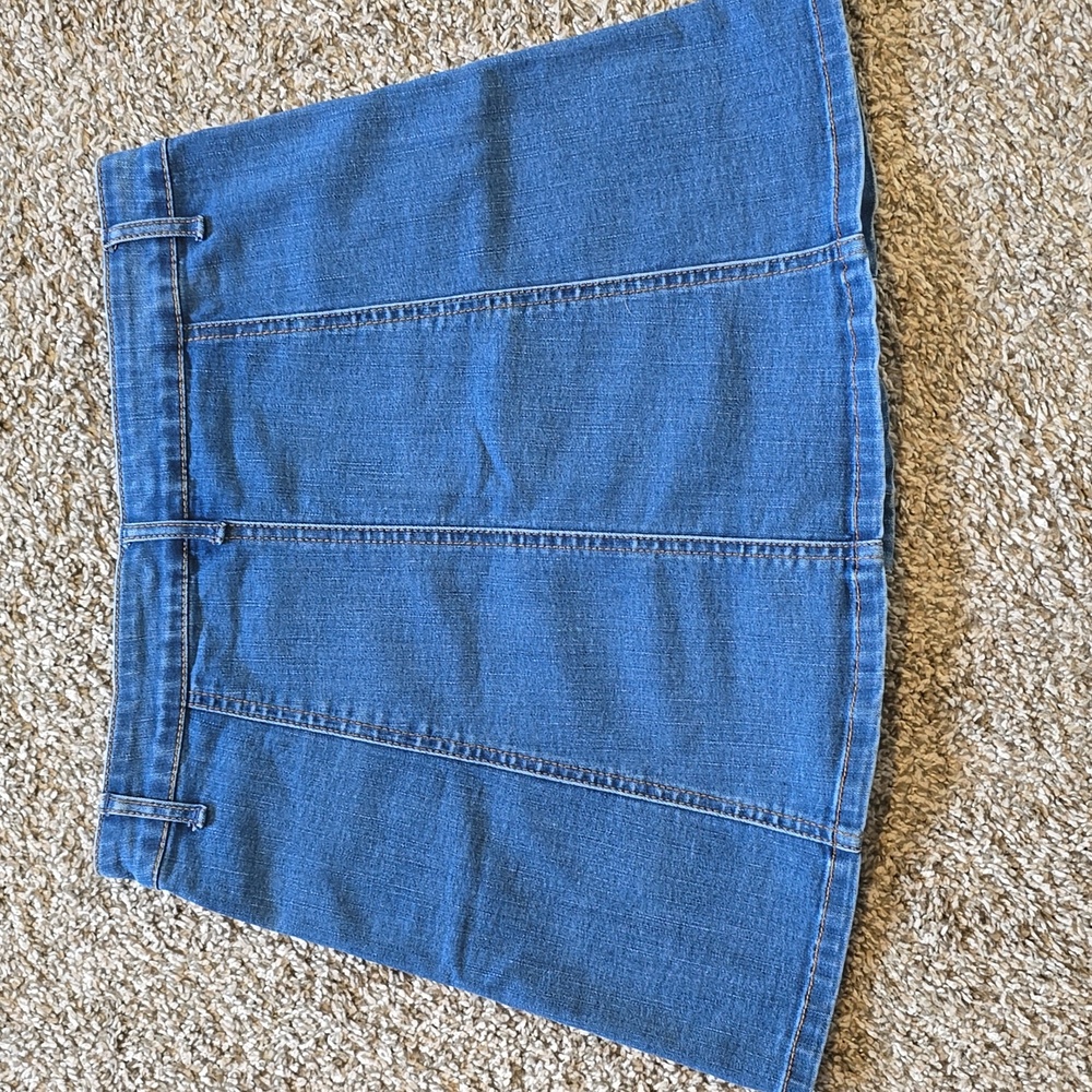 American Rag Cie Button Down Denim Skirt - Picture 3 of 3